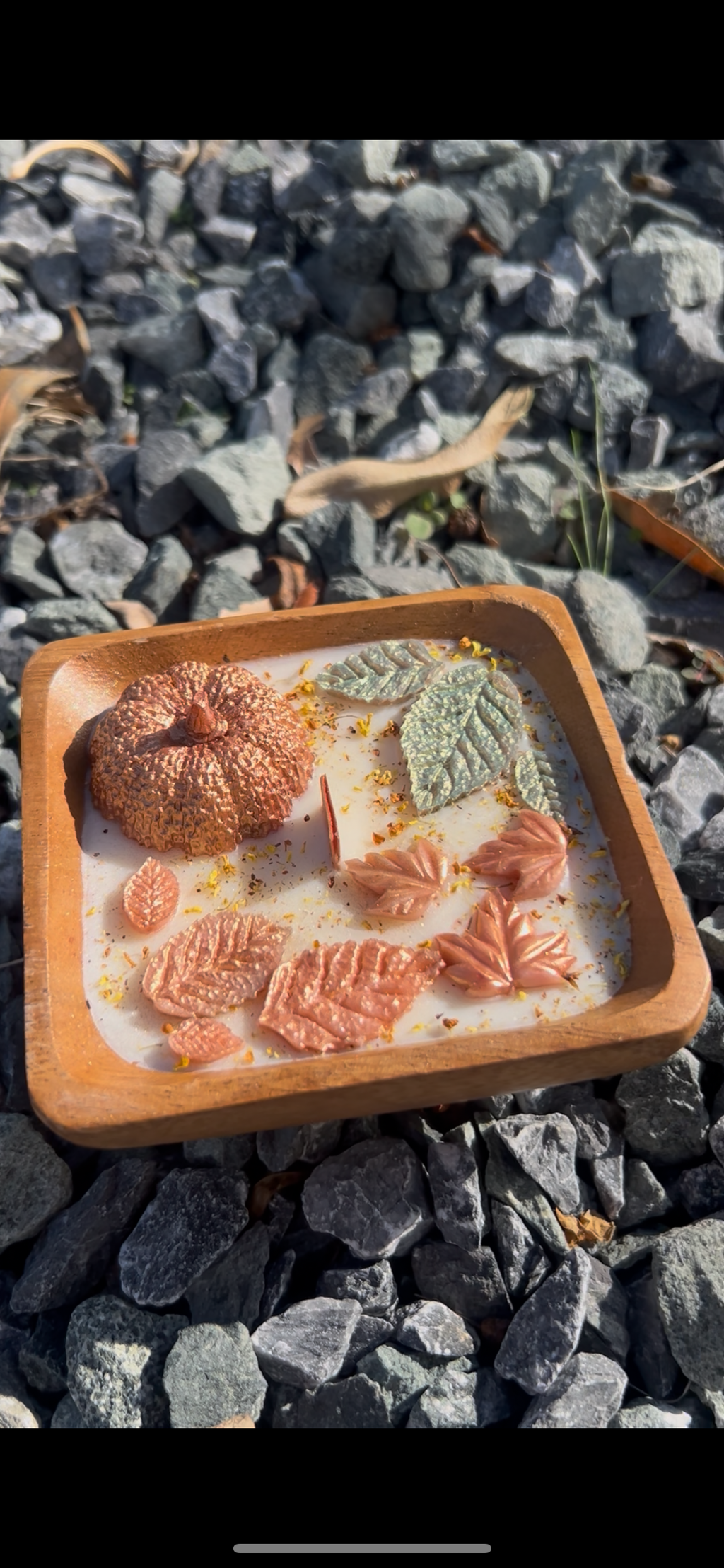 Fall candle-Doughbowl candle