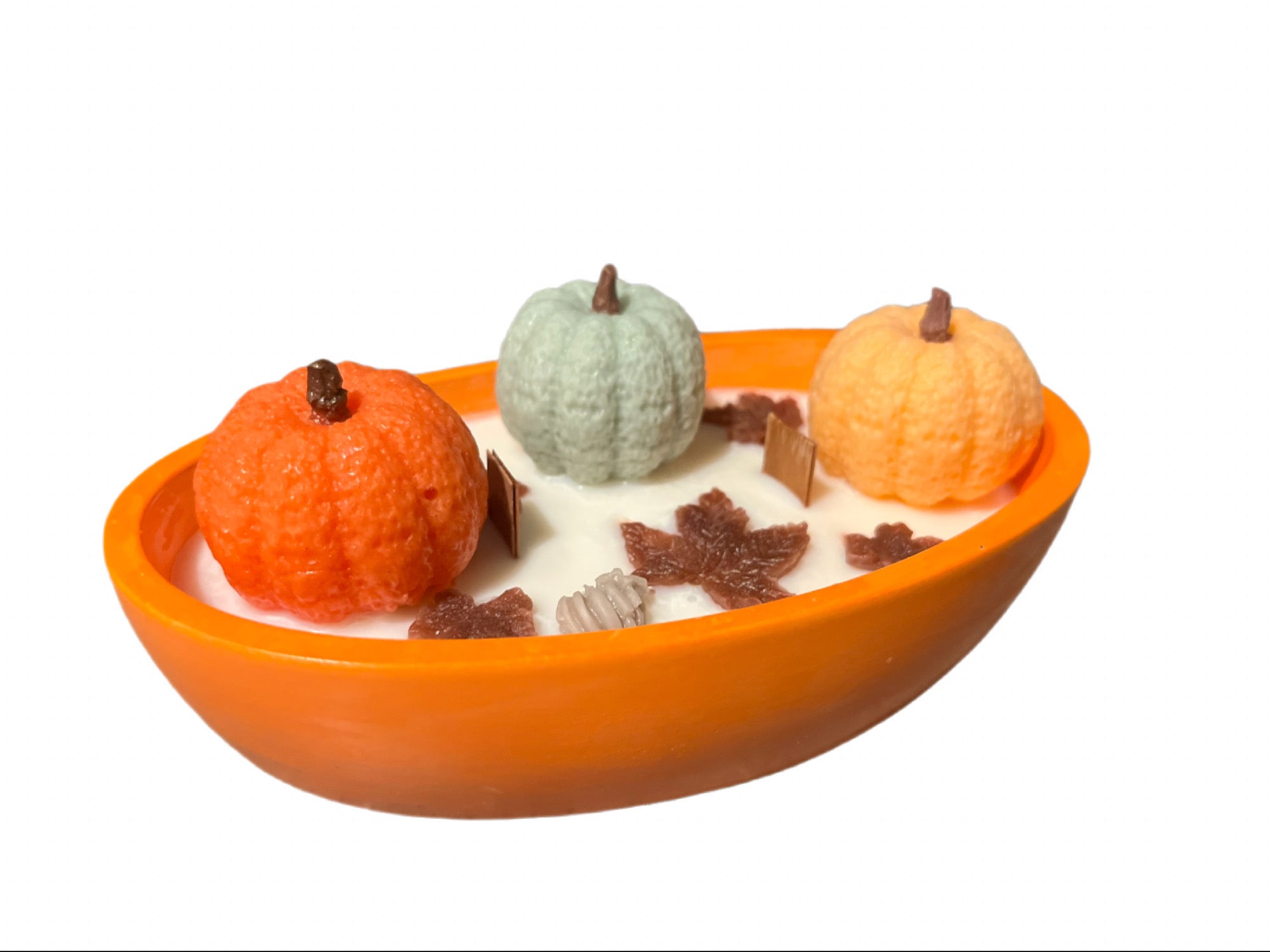 Halloween Pumpkin Pie scented Decor Candle