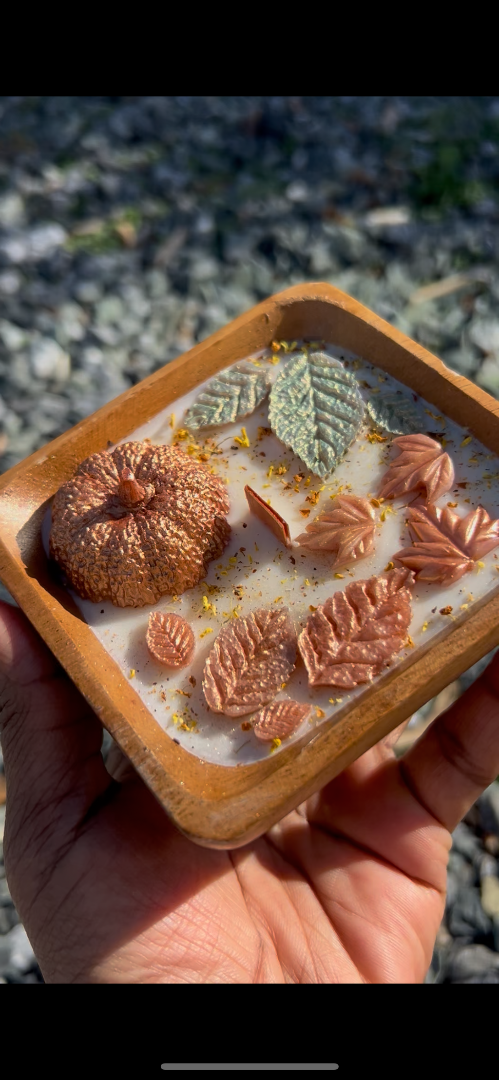 Fall candle-Doughbowl candle