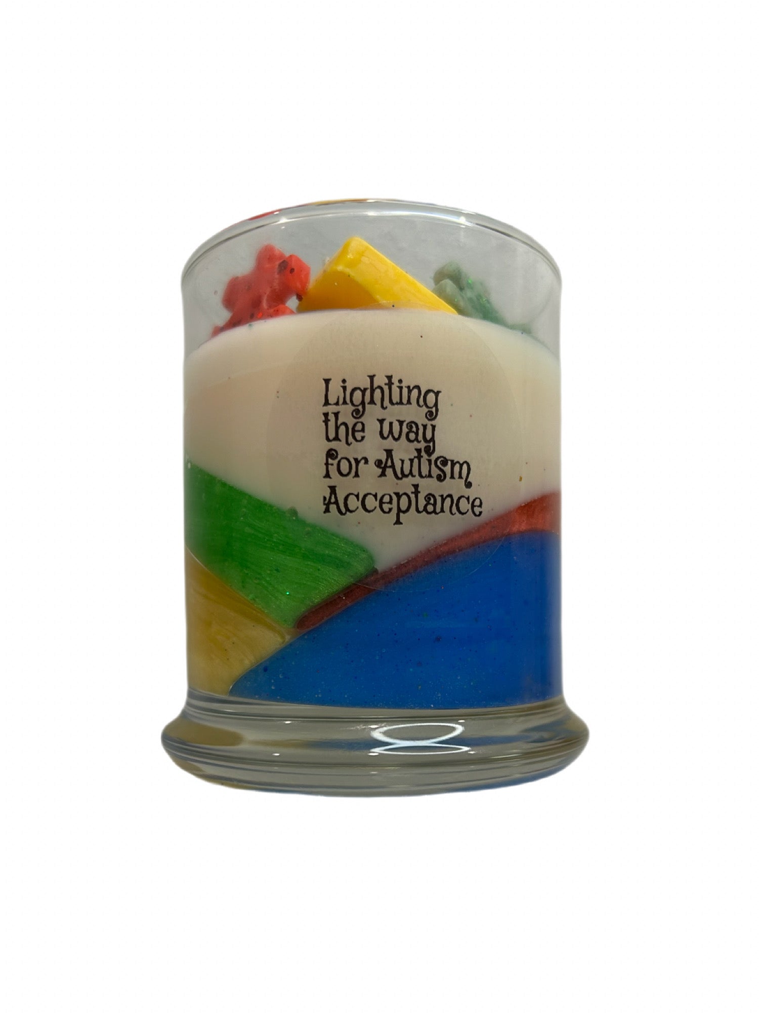 Autism Awareness Candle