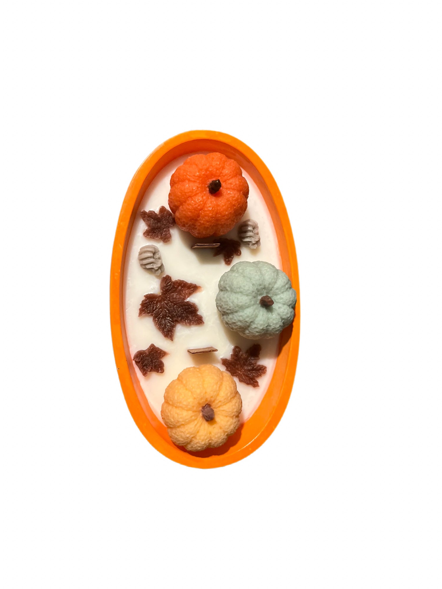 Halloween Pumpkin Pie scented Decor Candle