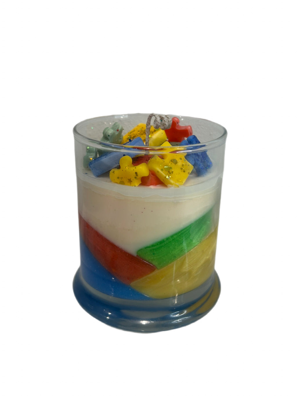 Autism Awareness Candle