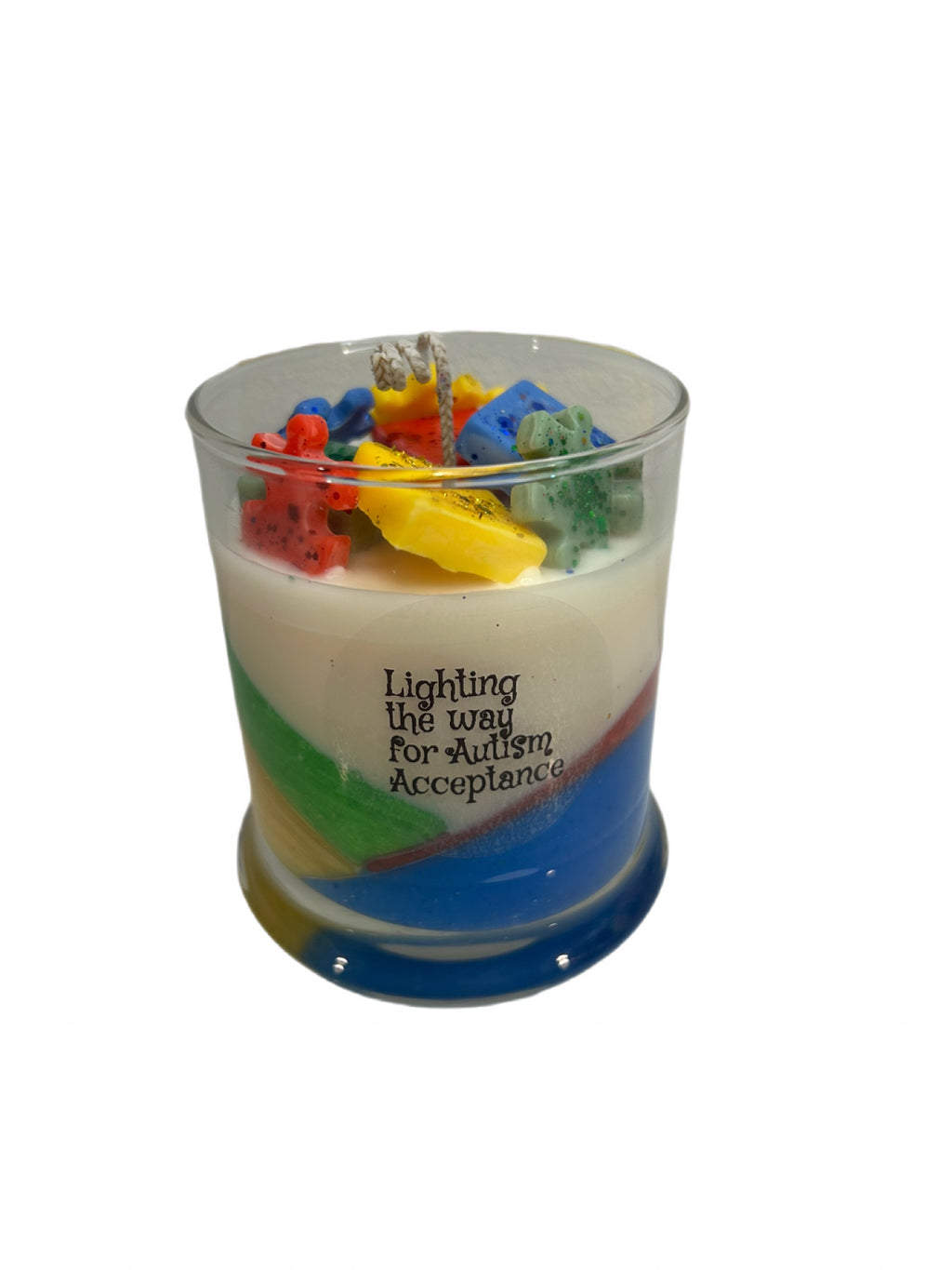 Autism Awareness Candle