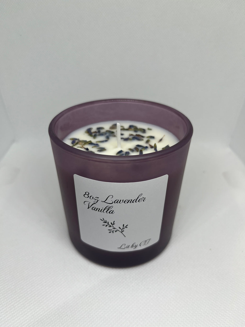 8 oz Lavender Vanilla-Purple jar