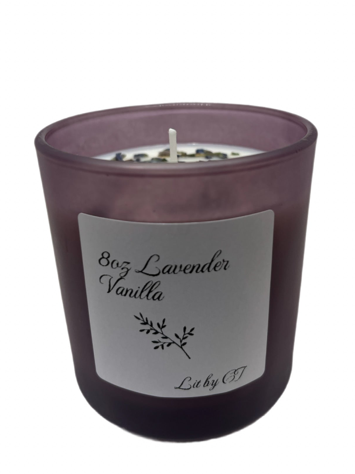 8 oz Lavender Vanilla-Purple jar