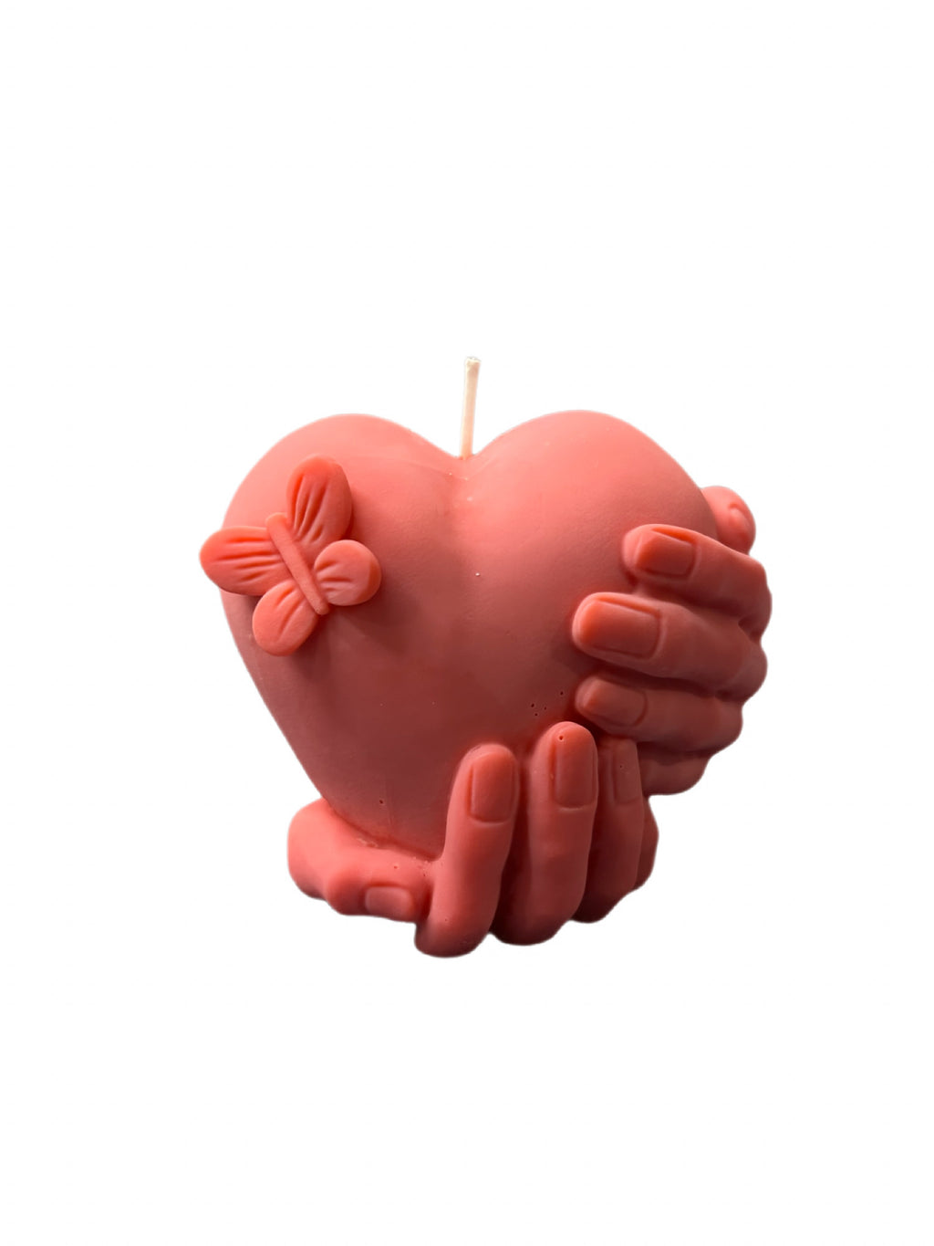 Heart in Hands Candle