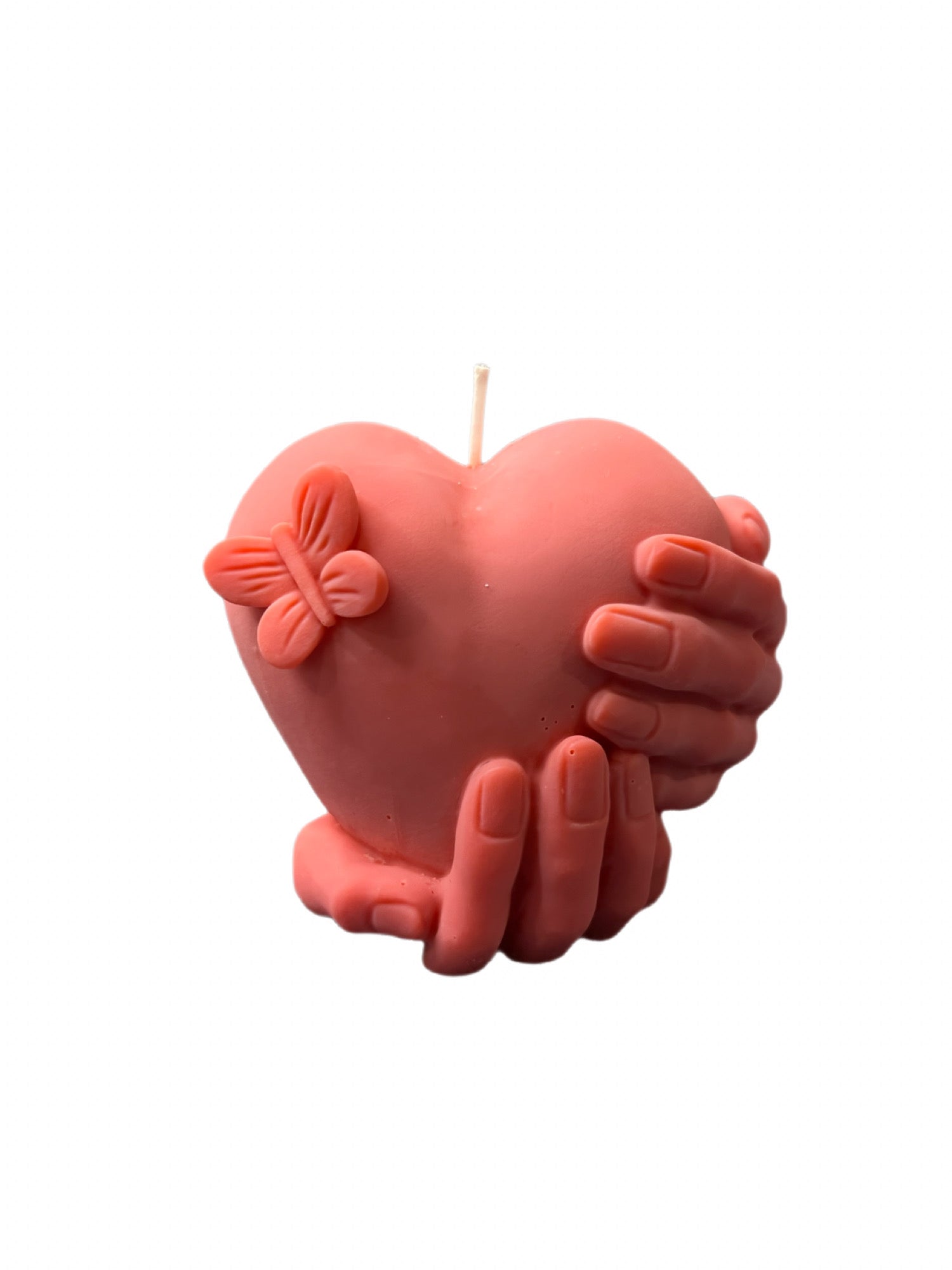 Heart in Hands Candle