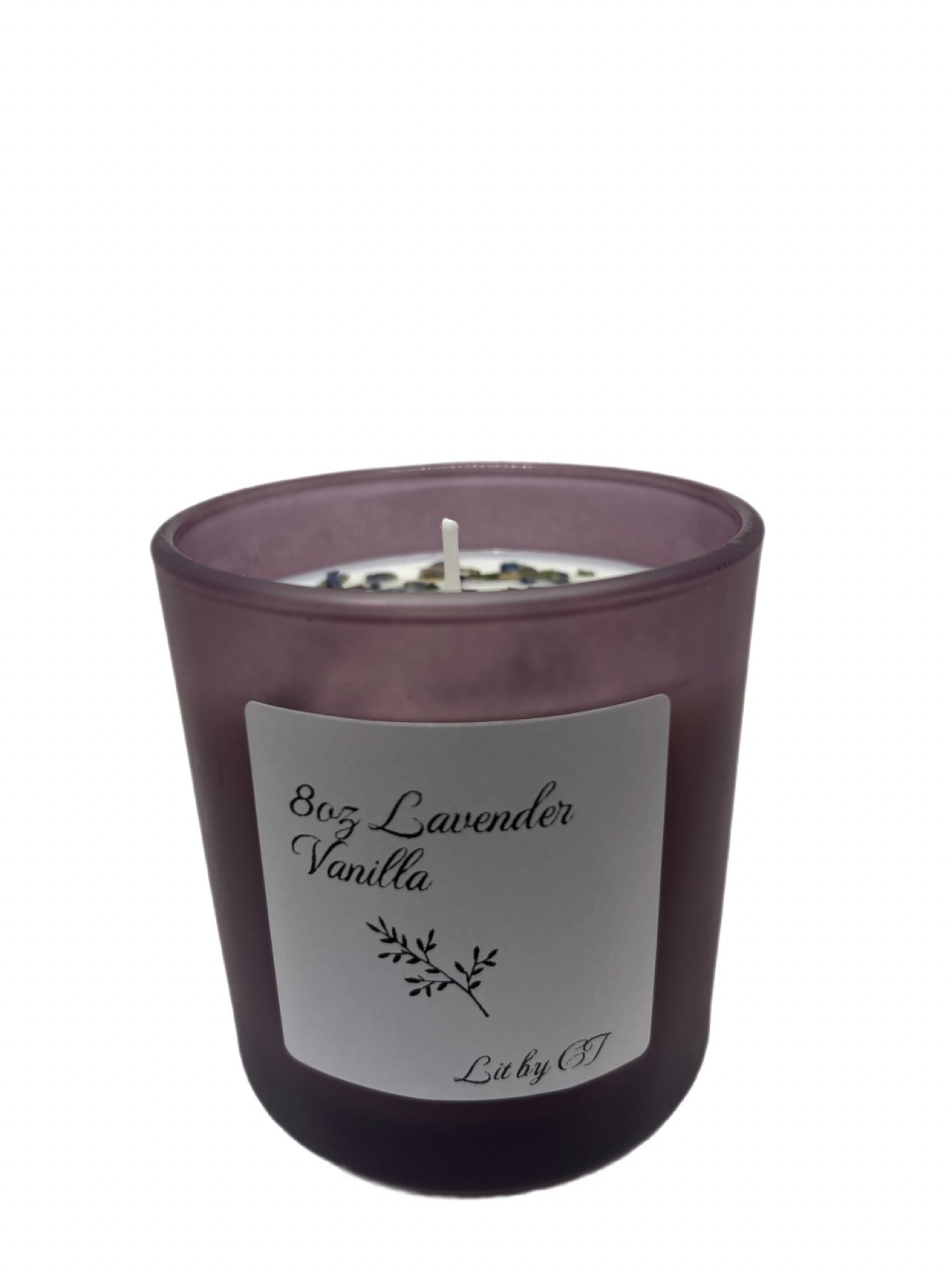 8 oz Lavender Vanilla-Purple jar