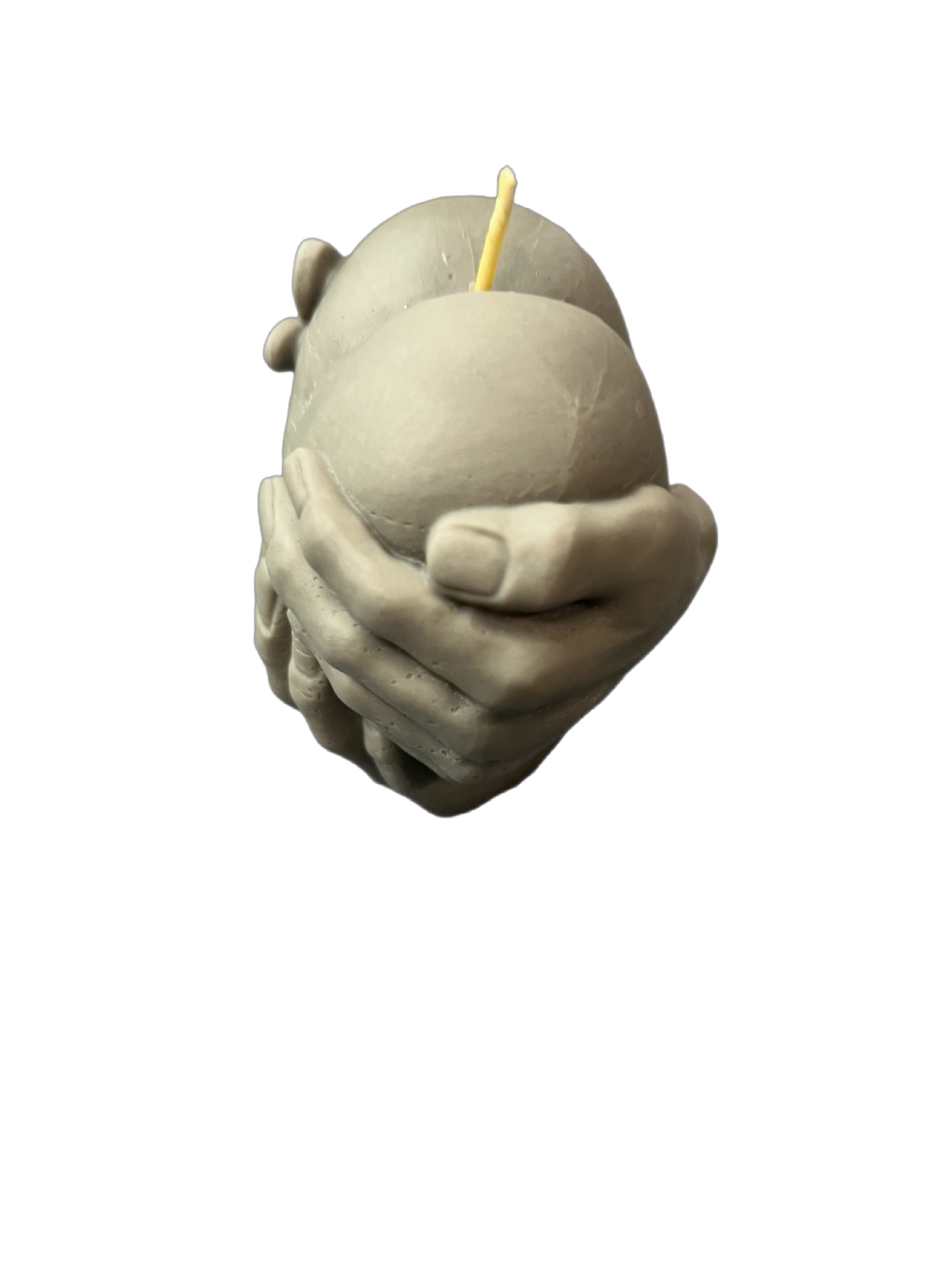 Heart in Hands Candle
