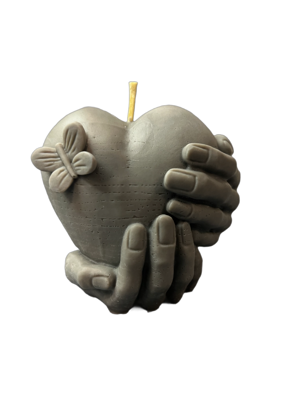 Heart in Hands Candle