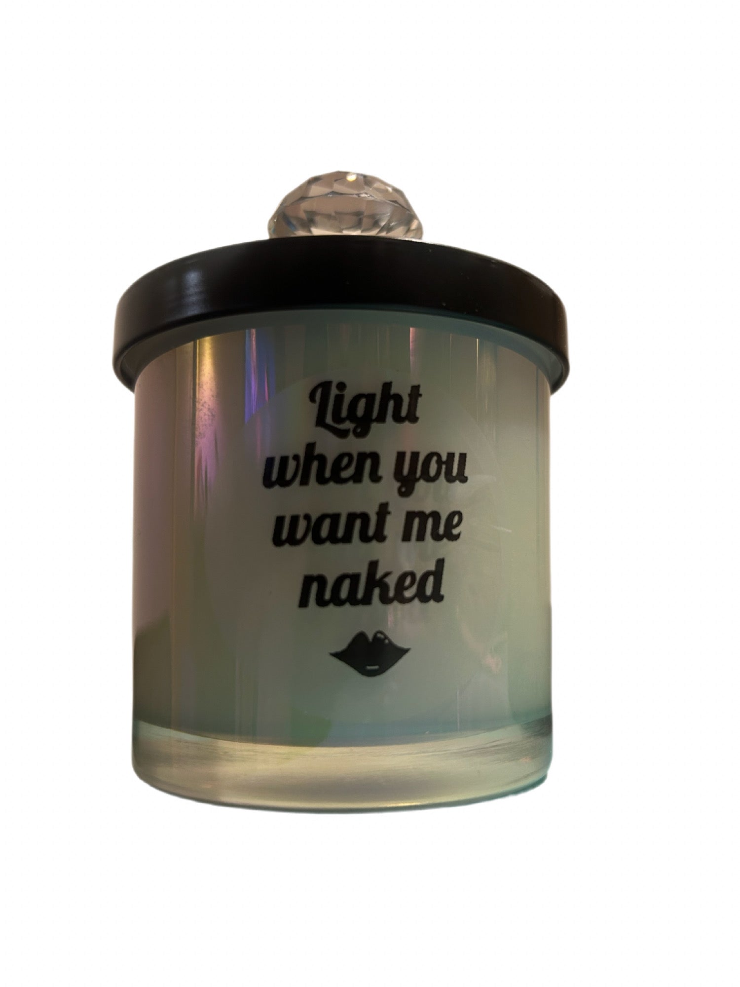 Sensual Light When you want me Naked Candle