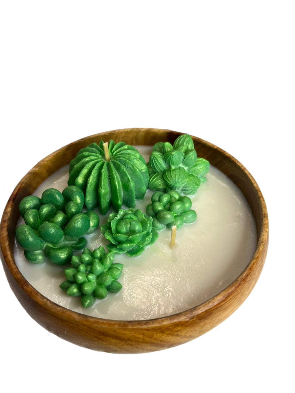 Succulent Candle in Bread bowl Eucalyptus scented
