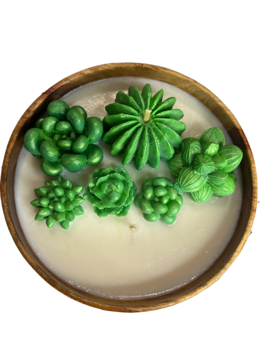 Succulent Candle in Bread bowl Eucalyptus scented